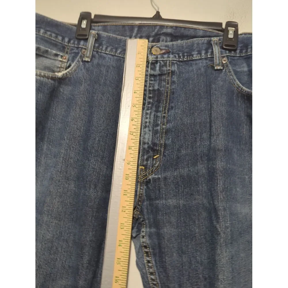 Levi 559 Relaxed Straight Jeans Mens‎ 42x34 Blue Medium Wash Denim 01559-0004